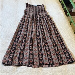 Hill House Cosima Nap Dress in Navy Emma Stripe, Size Medium